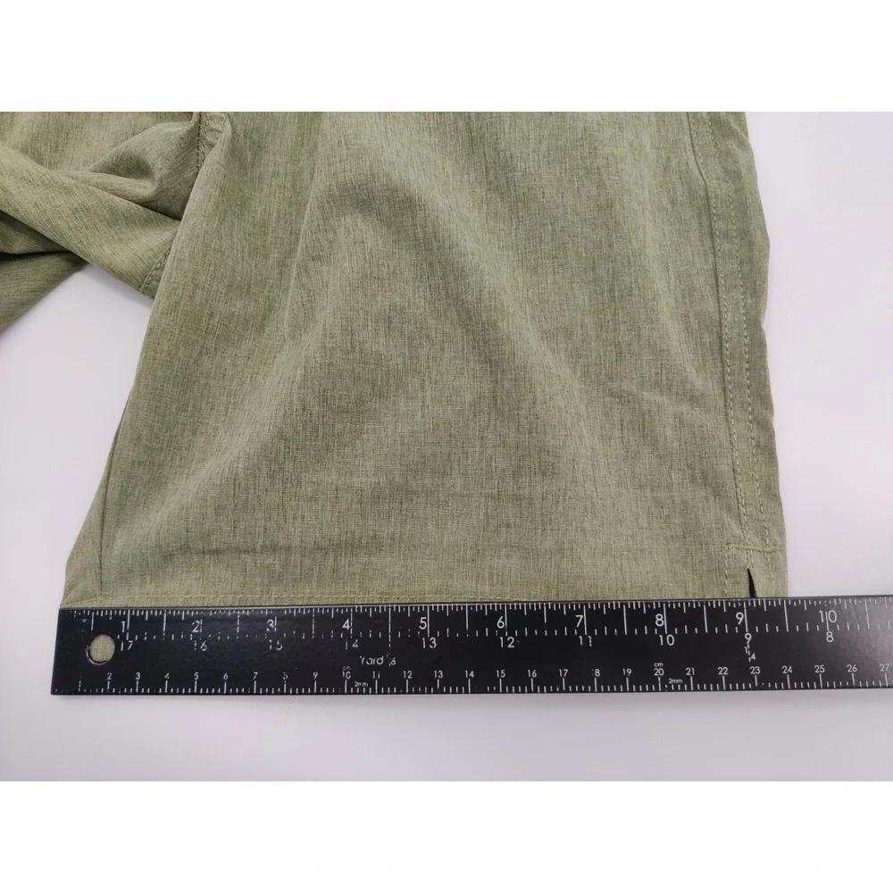 Lucky Brand Boys Shorts Olive‎ Green Elastic Waist Casual Size L 14/16